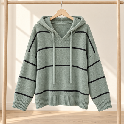 Women’s Relaxed Fit Knit Hooded Sweater