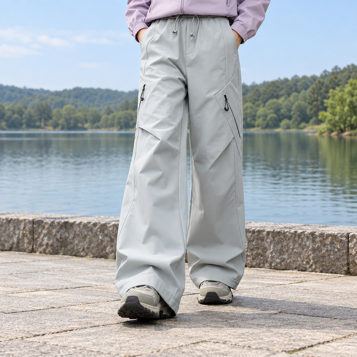 Women’s Lightweight Wide-Leg Outdoor Pants