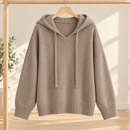 Women’s Relaxed Fit Knit Hooded Sweater