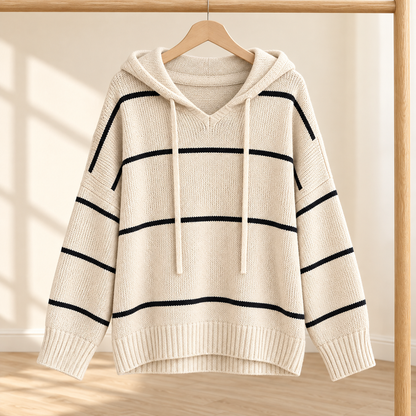 Women’s Relaxed Fit Knit Hooded Sweater